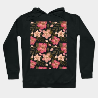 Sunny Digital Tropical Florals - Warm Palette Hoodie